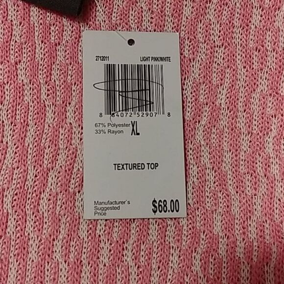 Chelsea & Theodore Pink Shirt Size XL - Picture 6 of 7